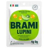 BRAMI Lupini Beans Snack, Chili & Lime, 7g Plant Based Protein, 0g Net Carbs, Vegan, Vegetarian, Keto, Mediterranean Diet, Non Perishable, 5.3 oz