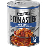 Progresso Pitmaster Steakhouse Style Steak and Bean, Gluten Free, Canned Soup, 18.5 oz