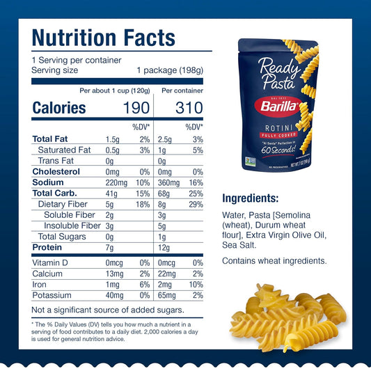 Barilla_Ready_Pasta,_Fully_Cooked_Rotini_Pasta,_Non-GMO_&_Kosher,_7_oz_(Pack_of_7)