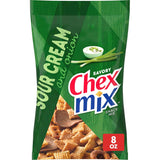 Chex Mix Cheddar Snack Mix, Savory Snack Bag, Family Size, 13.5 oz