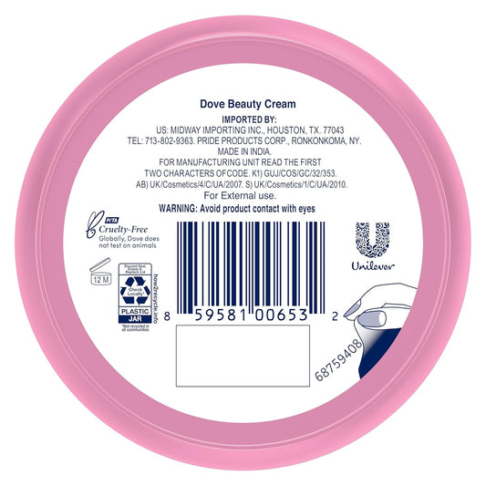 Dove_Lotion,_Beauty_Cream_-_Light,_Fast-Absorbing_Face_and_Body_Cream_for_Normal_to_Dry_Skin,_24-Hour_Moisture,_Travel_Size,_2.53_Fl_Oz._(Pack_of_12)