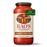 Rao's Homemade Caramelized Onion Sauce, 24 oz, Caramelized Onion and Tomato, All Purpose, Keto Friendly Pasta Sauce, Premium Quality Tomatoes from Italy