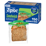 Ziploc Sandwich Bags, Pack of 150, 16.5 cm x 14.9 cm