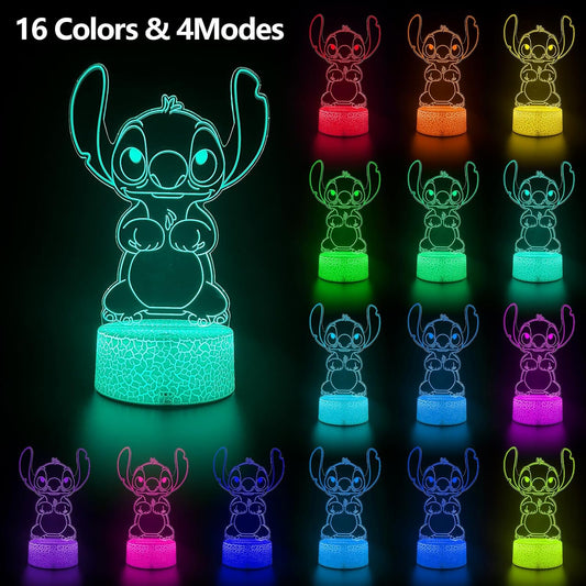 Cool_Night_Light,16_Color_Night_Light,3D_LED_Lamp_with_Smart_Remote_Control,Boy_Gifts_for_Children's_Room_Decoration,Christmas_Holiday_Gifts