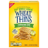 Wheat Thins Reduced Fat Snacks, Whole Grain Wheat Crackers, Snack Crackers, 8 oz