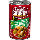 Campbell’s Chunky Soup, Old Fashioned Vegetable Beef Soup, 18.8 Oz Can