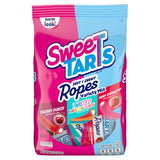 SweeTARTS Ropes Candy, Variety Mix, Cherry Punch, Twisted Rainbow Punch, Tangy Strawberry, Soft and Chewy, 15 oz