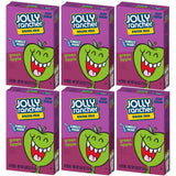 Jolly Rancher Singles to Go - Green Apple, 6 Boxes with 6 Packets Each - Total 36 Servings of Powdered Beverage