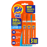 Tide Pen Stain Remover - Portable Instant Stain Remover, Fits Purses & Bags, Works on Food & Drink Stains, 3 Count (Pack of 1)