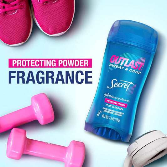Secret_Outlast_Antiperspirant_Deodorant_for_Women,_Clear_Gel,_72hr_Sweat_and_Odor_Protection,_PH_Balancing_Minerals,_Long_Lasting_Underarm_Deodorant_Gel,_Protecting_Powder_Scent,_2.6_oz