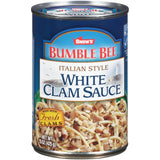 Snow's Italian Style White Clam Sauce, 15 Ounce - Authentic Italian Clam Sauce - Made with Fresh Clams, Garlic & Spices - MSC Certified