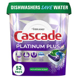 Cascade Platinum Plus Dishwasher Pod, Dish Detergent ActionPacs, Dishwasher Detergent