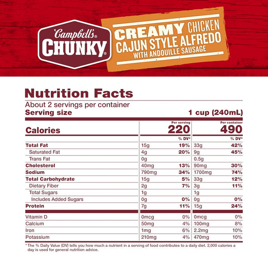Campbell's_Chunky_Creamy_Chicken_Cajun_Style_Alfredo_With_Andouille_Sausage_Soup,_18.8_oz_Can