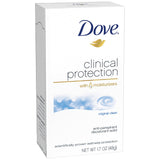 Dove Clinical Protection Antiperspirant Deodorant For Sweat and Odor Protection Antiperspirant For Women Made With 1/4 Moisturizers