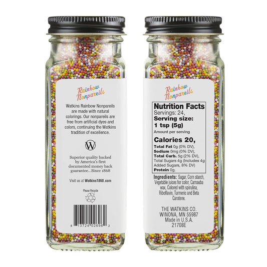 Watkins_Gourmet_Decorating_Sprinkles,_Rainbow_Nonpareils,_4.2_Oz._Jar,_1_Count