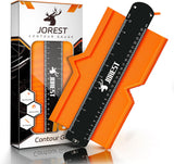 JOREST Connectable Contour Gauge (10+5 Inch), Gifts Ideas for Men Dad Handyman Husband Him, Shape Profile Duplicator with Lock, Outline Angle Measuring Tool, Template tool, Tile Flooring, Scribe Edge