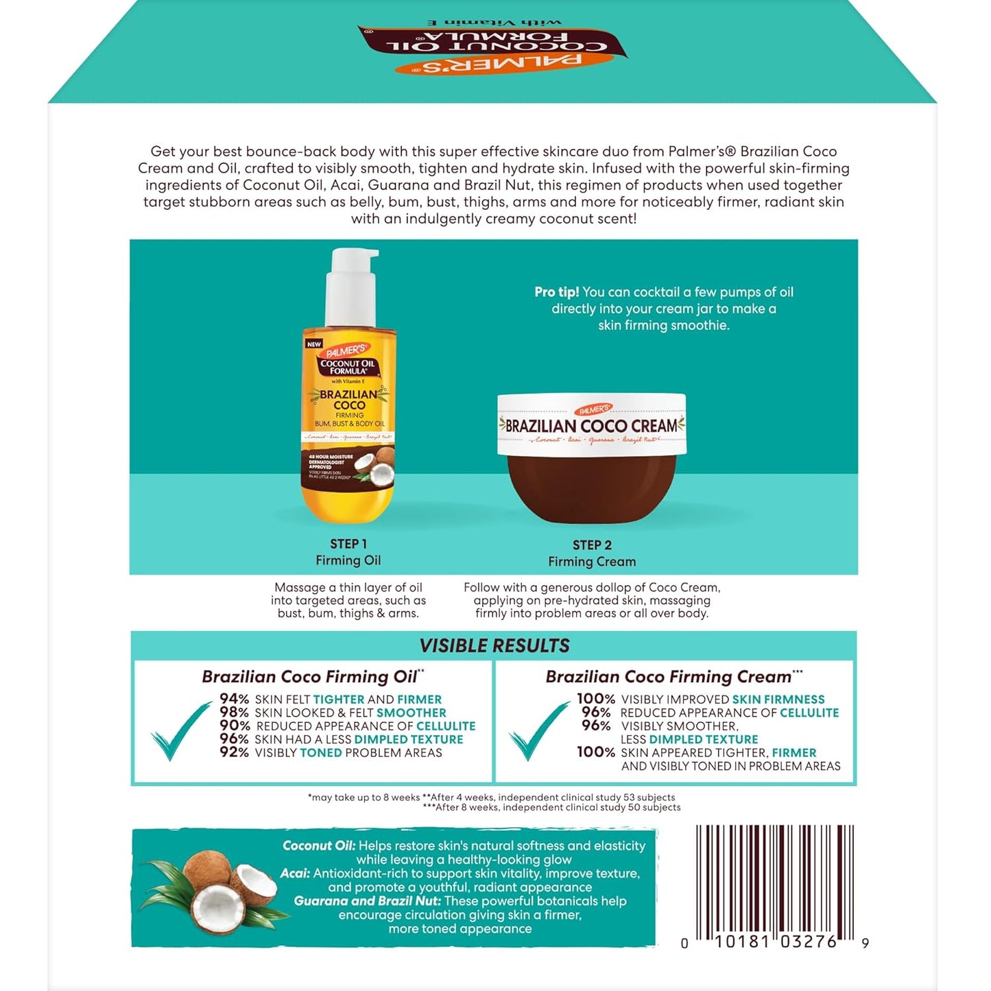 Palmer's_Brazilian_Coco_Hot_Mama_Firming_Kit,_Coconut_Oil_Formula_Skin_Care_Duo_with_Firming_Body_Cream_(8.8_Oz)_+_Body_Oil_(6.6_Fl_Oz)_Helps_Tone_Bum,_Belly_&_Thighs,_Provides_48_Hour_Moisture