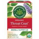 Traditional Medicinals Tea, Organic Throat Coat, Supports Health, 16 Tea Bags