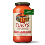 Rao's Homemade Creamy Marinara Sauce with Mascarpone, 24 oz, Tomato Sauce, All Purpose, Premium Quality, Tomatoes from Italy and Olive Oil
