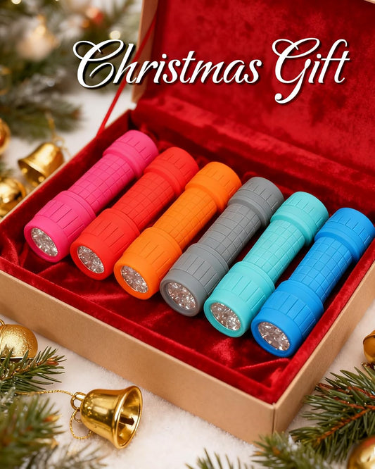 EverBrite_9-LED_Flashlight_4/6-Pack_Impact_Handheld_Torch_Assorted_Colors_with_Lanyard_3AAA_Battery_Included_(Hurricane_Supplies,_Camping,_Hiking,_Emergency,_Hunting)