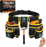 Magnetic Tool Belt for Men, UUP 26 Pockets Heavy Duty Tool Pouch, Valentine's Day Gifts, Magnet Holster Nail Utility Toolbelt Adjustable Waist Holder for Handyman Contractor Mechanic Plumber Carpentry