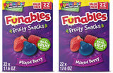 Funables Fruity Snacks, Mixed Berry Flavored Snacks, 0.8 oz 22 ct