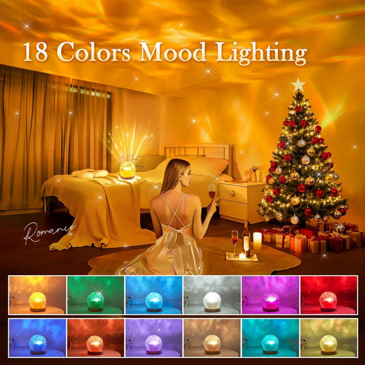 Christmas_Gifts_for_Teens_Girls_Ocean_Lamps_for_Bedroom,18-Color_Teen_Girl_Gifts_Trendy_Stuff_Mood_Lighting,Dimmable_Night_Light_Projector_Lights_for_Bedroom,Remote_Aesthetic_Room_Decor_for_Teen_Girls