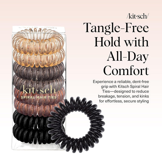 Kitsch_Spiral_Hair_Ties_for_Women_–_Hair_Ties_No_Damage,_Ponytail_Holders_for_Thick_and_Thin_Hair_–_Creaseless_and_Dent-Free_Coil,_Phone_Cord_Style_|_Ideal_Gifts_for_Women_-_8pc_Set,_Brunette