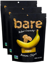 Bare Baked Crunchy Apple Chips, Cinnamon Apple, Gluten Free, 3.4 oz Bag