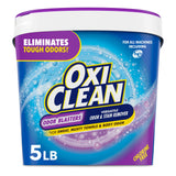 OxiClean Odor Blasters Versatile Odor and Stain Remover Powder, 5 lb Box Cleaner Household Kitchen Cleaning Detergent Eliminator Pack Pet