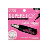 KISS SuperStick Individual Lash Cluster Adhesive, Gentle Formula, 7 Day Hold, Cactus & Witch Hazel Extract, Dermatologist Tested, Waterproof Lash Glue, No Harsh Odor, Net Wt. 6.5g (0.23 oz.)