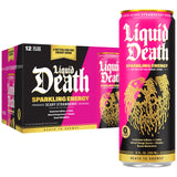 Liquid Death Sparkling Energy Variety Pack, Zero Sugar Energy Drink, Unextreme Caffeine 100mg, Essential Vitamins, 3 Flavors: Strawberry, Orange