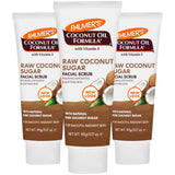 Palmer's Coconut Oil Formula Coconut Sugar Facial Scrub Exfoliator, Face Scrub to Gently Exfoliate Away Dirt and Dead Skin Cells with Chamomile to Soften & Calm