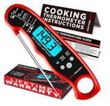 Alpha Grillers Meat Thermometer Digital – Instant Read Food Thermometer for Cooking & Grilling – Professional Kitchen Gift for Men, Dad & Mom