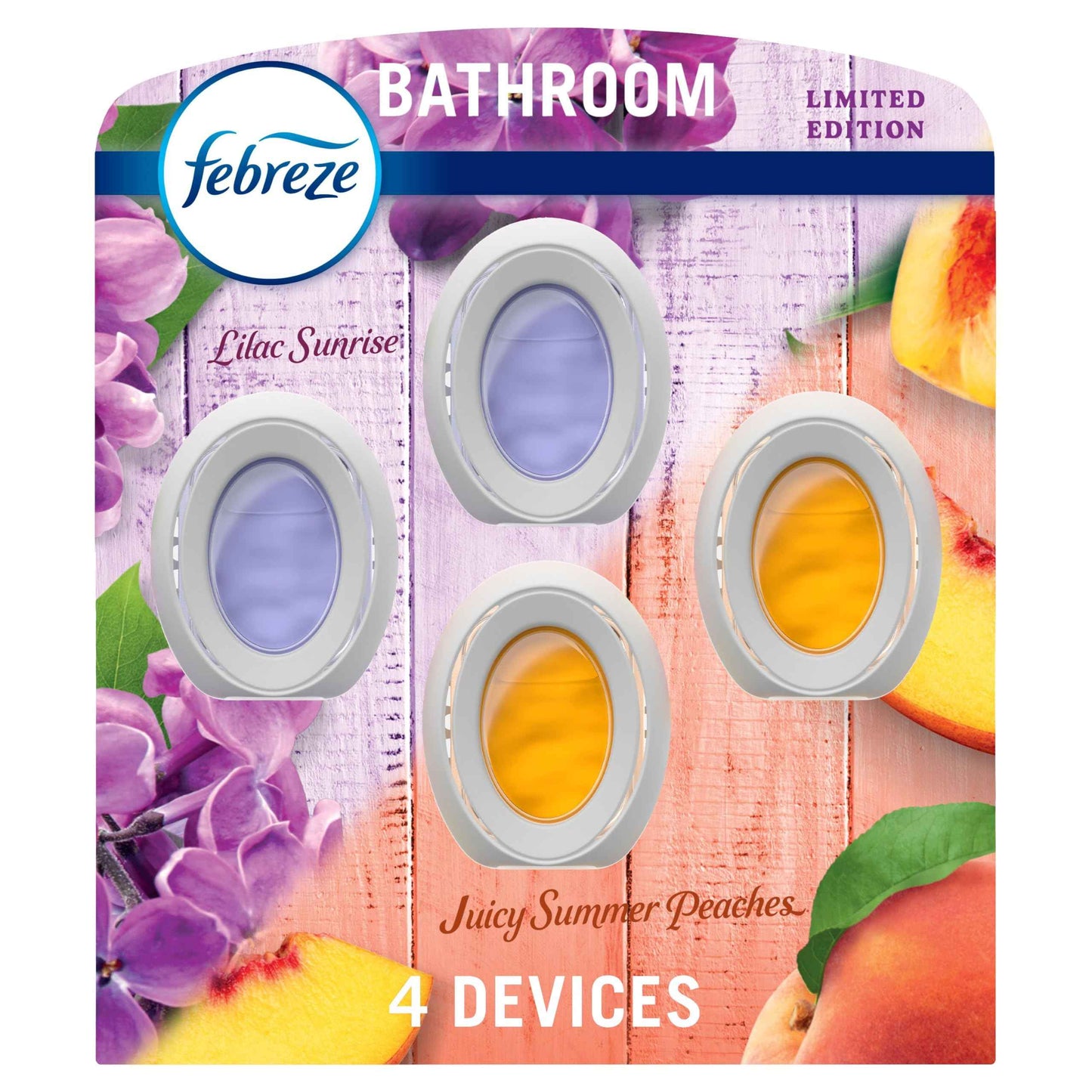 Febreze Bathroom Air Freshener, Odor-Fighting, Plug In Alternative, Air Fresheners for Small Spaces in Home, Bathroom, Kitchen, & Closet