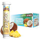 Zipfizz Daily Energy Drink Powder, Blood Orange, Sustained Energy, Rapid Hydration, and Essential Vitamins | Sugar-Free | Electrolyte Powder | Contains Vitamin B-12 & Antioxidants