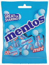 Mentos Chewy Mint Candy, Individually Wrapped, Holiday Candy, Bulk, 0.10 Oz, Pack of 40