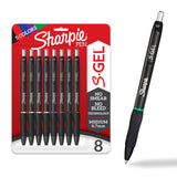 Sharpie S-Gel, Gel Pens, Medium Point - 0.7mm, Assorted Colors, 8 Count
