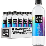 Premium Purified Water, pH Balanced with Electrolytes, 100% recycled plastic bottles, 33.8 Fl Oz, 1L