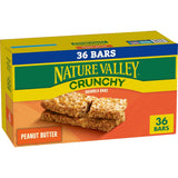 Nature Valley Crunchy Granola Bars, Peanut Butter, 30 Ct, 22.35 oz (15 Pouches)
