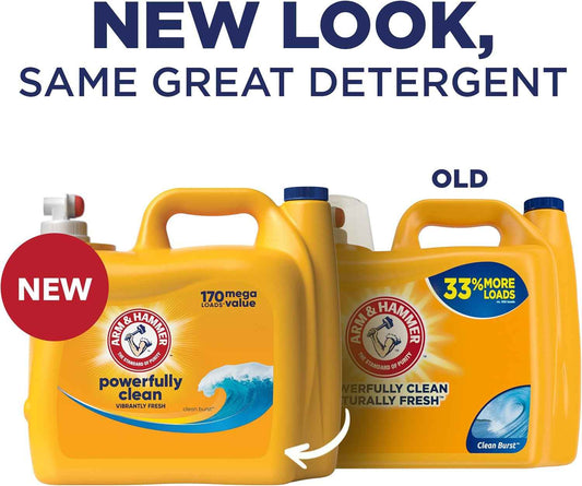 ARM & HAMMER Liquid Laundry Detergent, Clean Burst Fresh