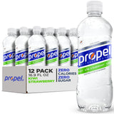 Propel, Kiwi Strawberry, Zero Calorie Sports Drinking Water with Electrolytes and Vitamins C&E, 16.9 Fl Oz (Pack of 12) - Packaging May Vary