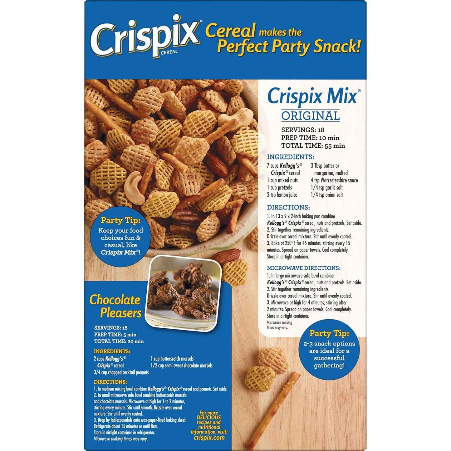 Kellogg's Crispix Breakfast Cereal, Kids Cereal, Family Breakfast, Original, 12oz Box (1 Box)
