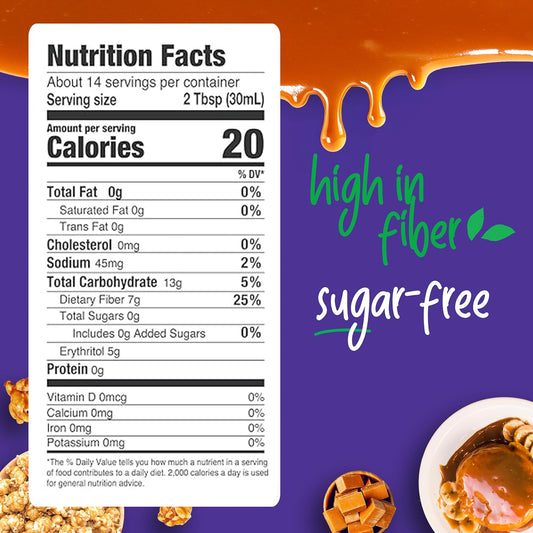 Pyure_Organic_Caramel_Dessert_Syrup_|_Sugar-Free_Caramel_Topping_for_Keto_Ice_Cream,_Pancakes,_Low_Carb_Sweets_|_1g_Net_Carb,_Gluten-Free,_Vegan,_Non-GMO,_Plant-Based,_Diabetic_Friendly_|_14_oz