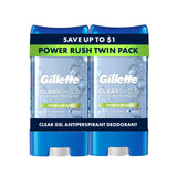 Gillette Antiperspirant and Deodorant for Men, 72hr Sweat & Odor Protection, Long Lasting Freshness, Anti-White Mark Technology, Clear Gel