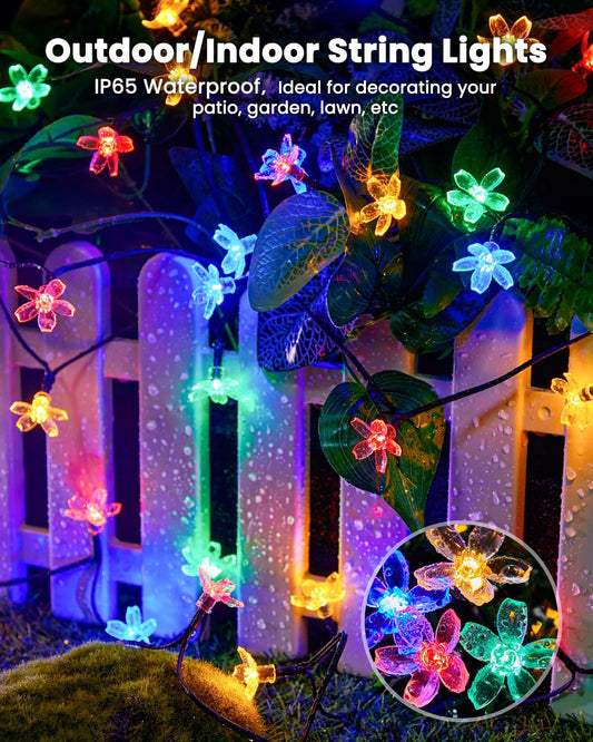 Brightown_60_LED_Flower_Solar_String_Lights_Outdoor_Waterproof_Fairy_Lights_for_Garden_Yard_Fence_Patio_Christmas_Tree_Wedding_Party_Decor,_Multicolor