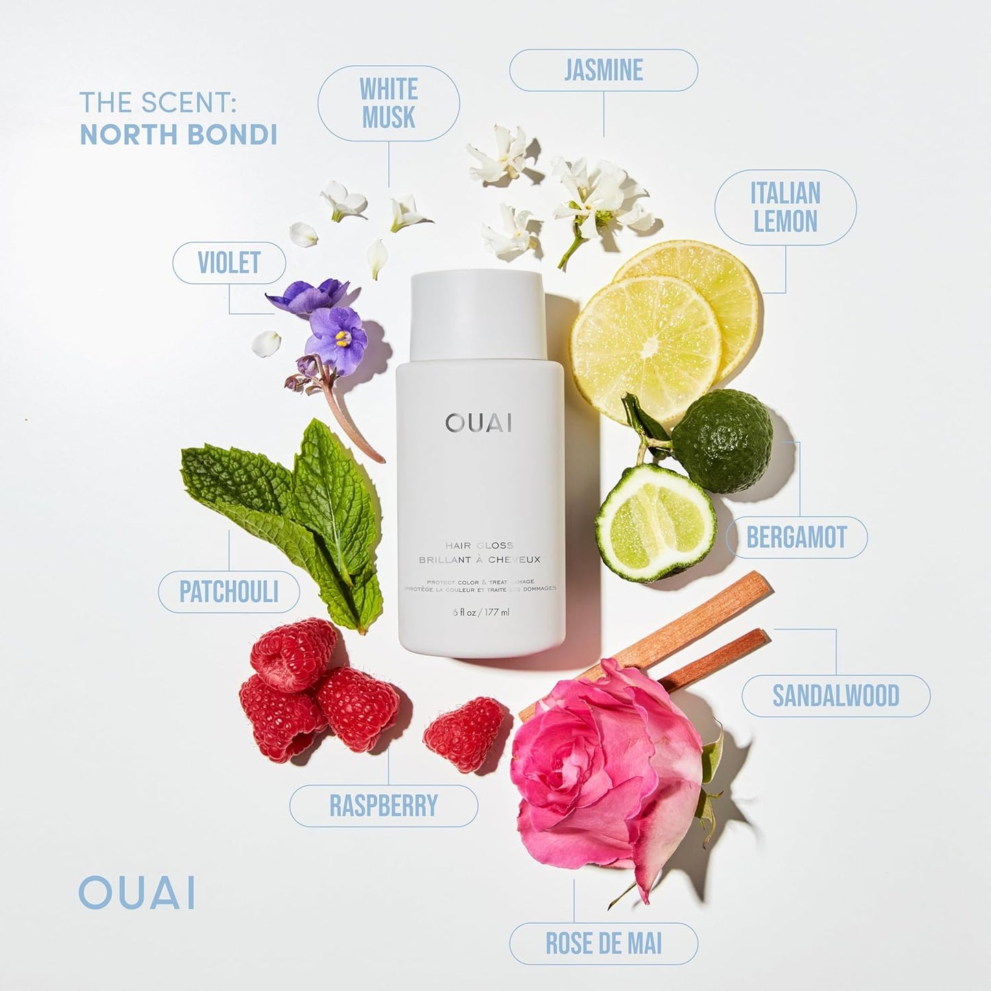OUAI_Hair_Gloss_-_In-Shower_Shiny_Hair_Treatment_&_Glaze_with_Frizz_Control_-_Heat_Protectant_Infused_with_Hyaluronic_Acid,_Rice_Water_&_Panthenol_-_Paraben,_Phthalate_&_Sulfate_Free_(6_Oz)