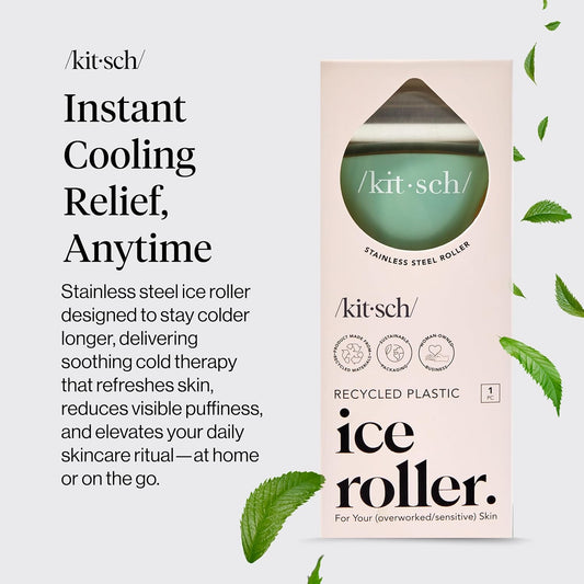 Kitsch_Ice_Roller_for_Face_–_Stainless_Steel_Ice_Face_Roller_to_Reduce_Puffiness,_Redness_&_Headaches_–_Cooling_Facial_Roller_for_Skin_Care,_Irritation_Relief_&_Spa-Like_Experience_at_Home_-_Mint