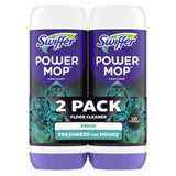 Swiffer PowerMop Floor Cleaning Solution with Unstopables Fresh Scent, PowerMop Refills, Floor Cleaner for Mopping, 25.3 fl oz, 2 Pack
