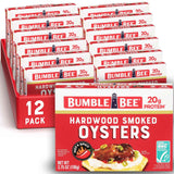 Bumble Bee Premium Select Canned Oysters, Can - Ready to Eat - 14g Protein per Serving - Gluten Free